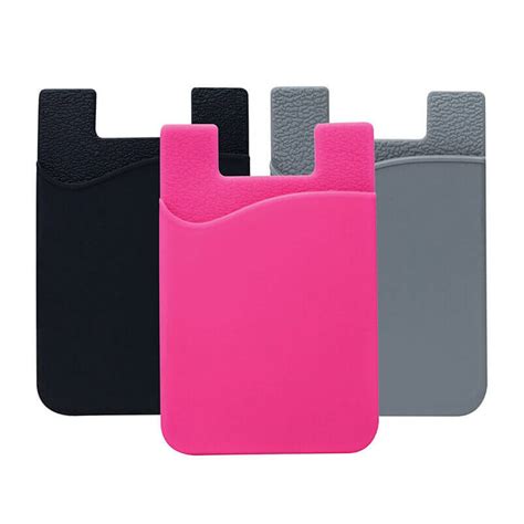 silicone phone wallet adhesive